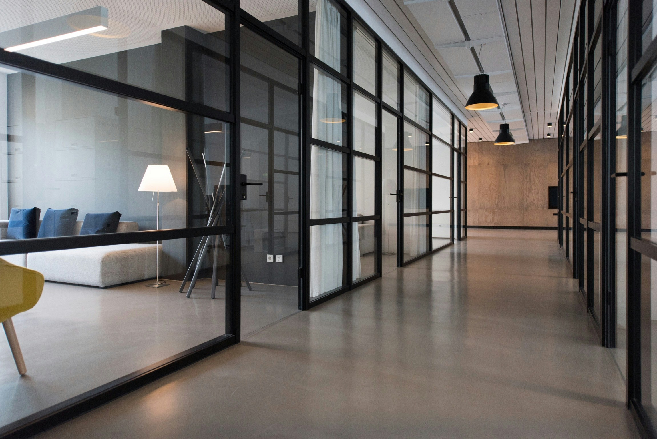 Modern corporate architecture representing structural transformation